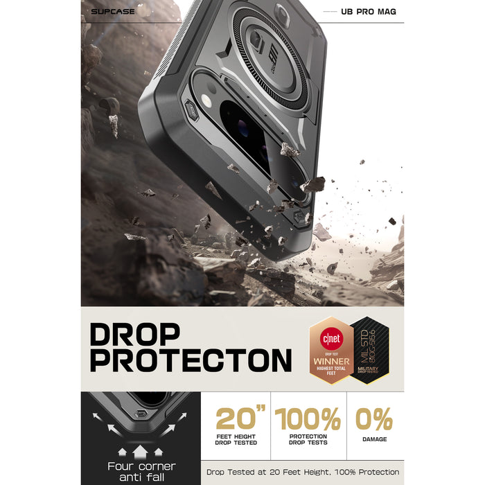 Google Pixel 9 Pro XL Unicorn Beetle PRO Mag Rugged Phone Case(open box)-Black