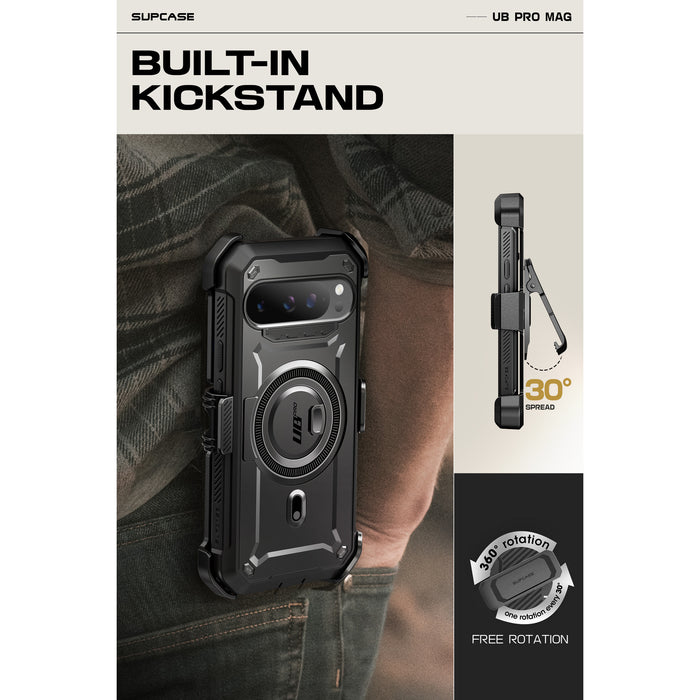 Google Pixel 9 Pro XL Unicorn Beetle PRO Mag Rugged Phone Case(open box)-Black