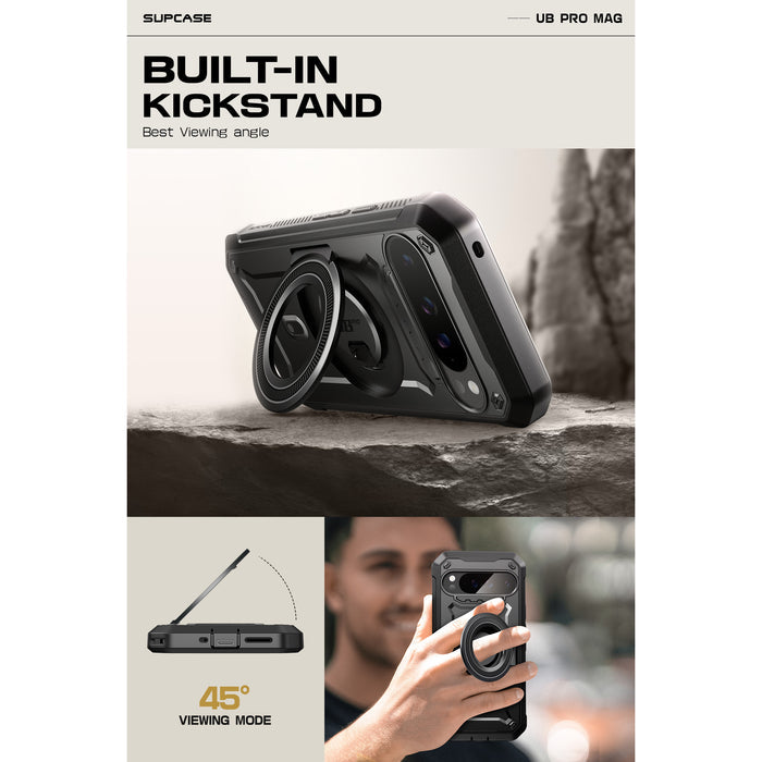 Google Pixel 9 Pro XL Unicorn Beetle PRO Mag Rugged Phone Case(open box)-Black