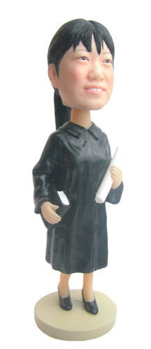Graduation Female Bobblehead #1 - National Bobblehead HOF Store