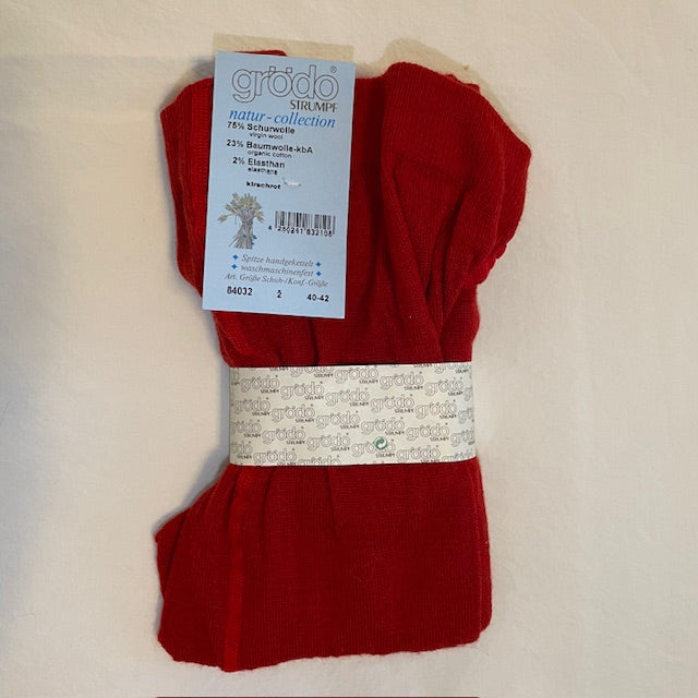 Grödo Damen Strumpfhose-75 % Schurwolle, 23 % BW
