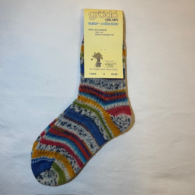 Grödo Socken - Schurwolle- wie selbst gestrickt