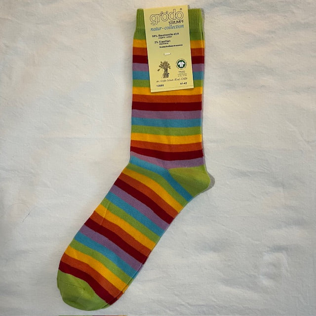 Grödo Socken Baumwolle - Ringel/Bunt