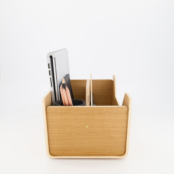 Gustav Dot desk organizer – side profile view