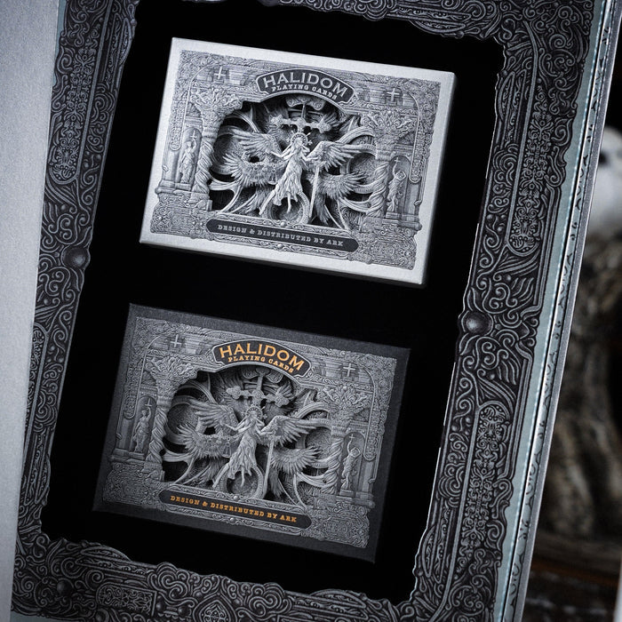 Halidom Silver Sacred Playing Cards Playing Cards by Ark Playing Cards