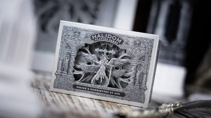 Halidom Silver Sacred Playing Cards Playing Cards by Ark Playing Cards
