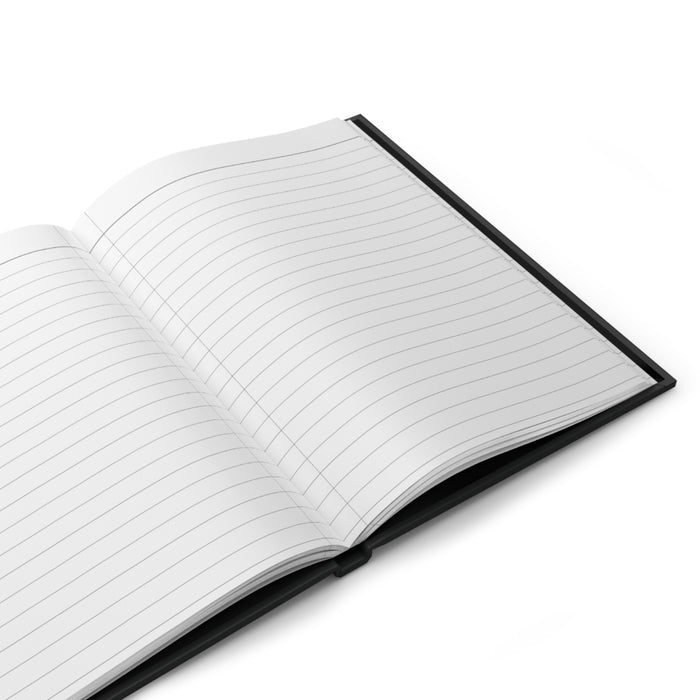 Hardcover Journal – Rainbow of hands Silhouette, making a Heart Design -- TCoU -- Beacon Hope - Candle Logo