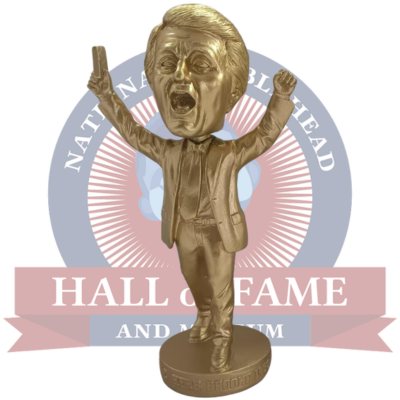 Herb Brooks Statue Gold Bobblehead