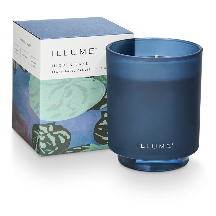 Hidden Lake Boxed Glass Candle