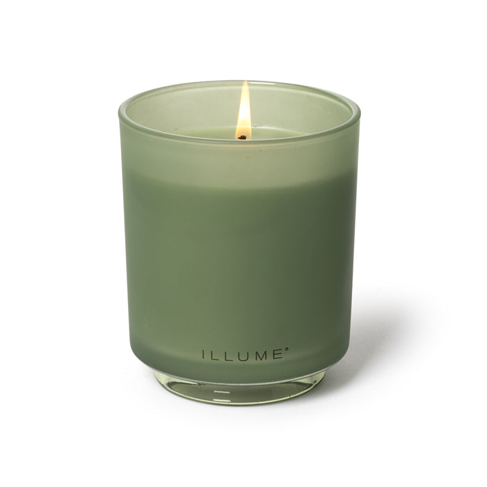 Hinoki Sage Boxed Glass Candle
