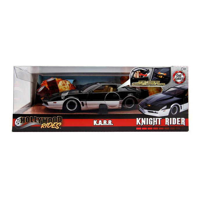 Hollywood Rides - Knight Rider K.A.R.R. with Light 1:24 Scale
