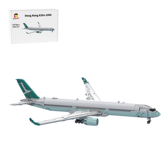 Hong Kong A35x - 1000 Airliner Klemmbausteine - LesDiy - Klemmbausteine