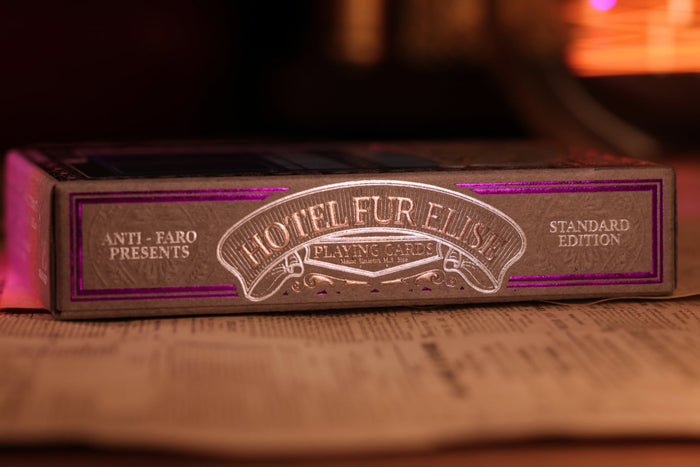 Hotel Fur Elise Playing Cards Mano Sinistra Edition By Room One