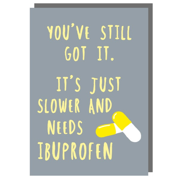 Ibuprofen Greeting Card