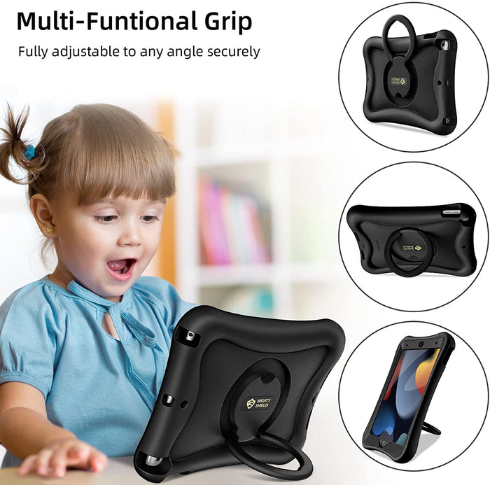 iPad 9th Gen (2021) / iPad 8th Gen / iPad 7th Gen Mighty Shield Rotating Case | Fintie