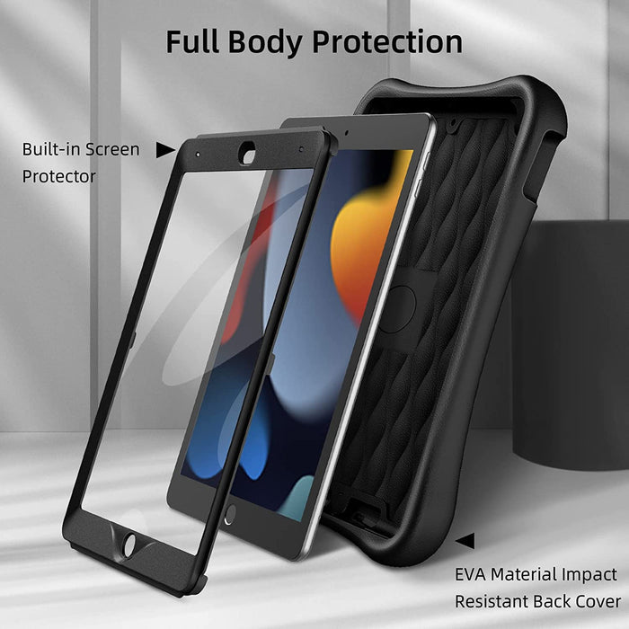 iPad 9th Gen (2021) / iPad 8th Gen / iPad 7th Gen Mighty Shield Rotating Case | Fintie