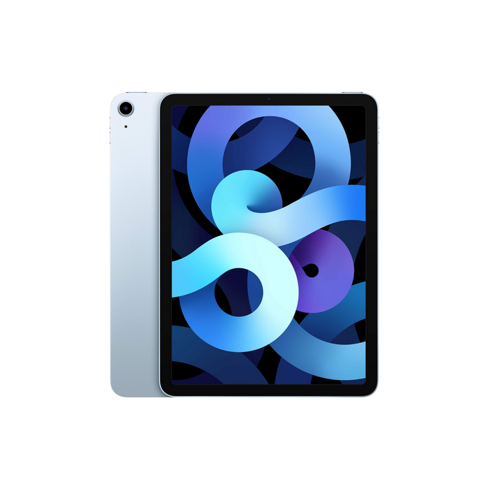 iPad Air 4th Gen sky blue cellular 02 front