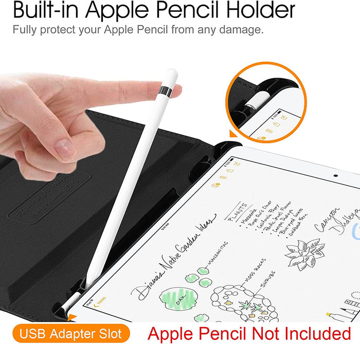 iPad Air 3 (2019)/iPad Pro 10.5 (2017) 360-Degree Rotating Case w/ Pencil Holder | Fintie