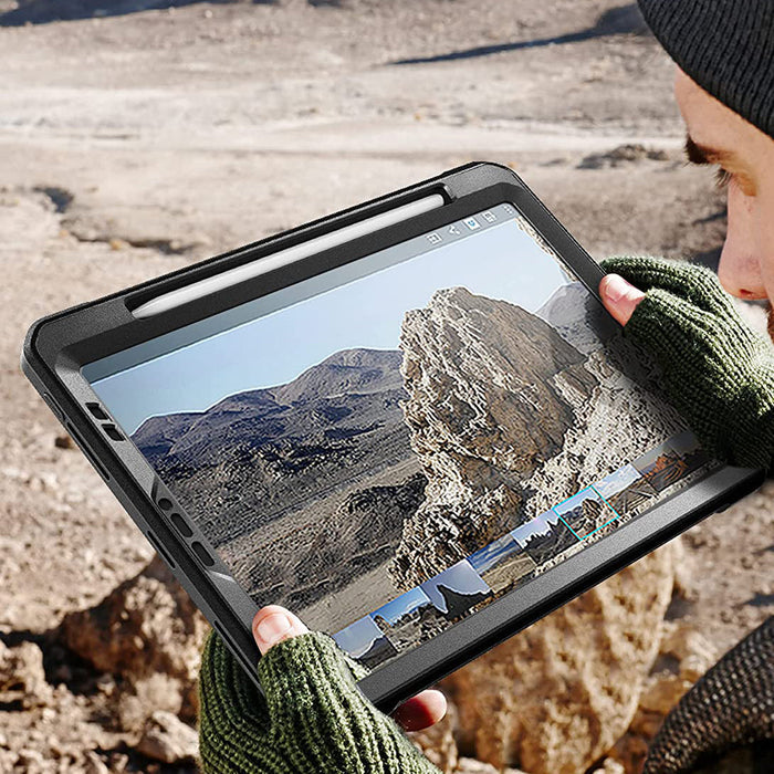 iPad Pro 12.9 Inch (2021) Unicorn Beetle Pro Rugged Case(Open-Box)-Black
