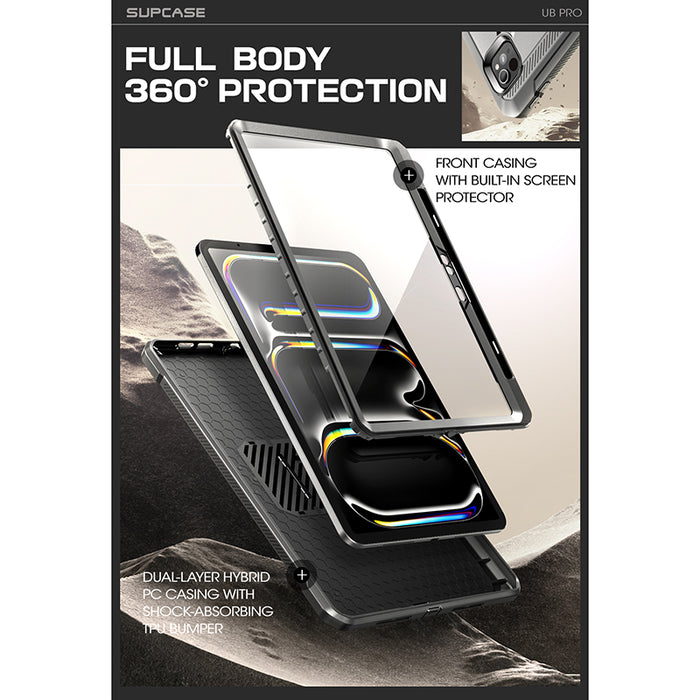 iPad Pro 13 Inch (2024/2025) Unicorn Beetle Pro Rugged Case-Black