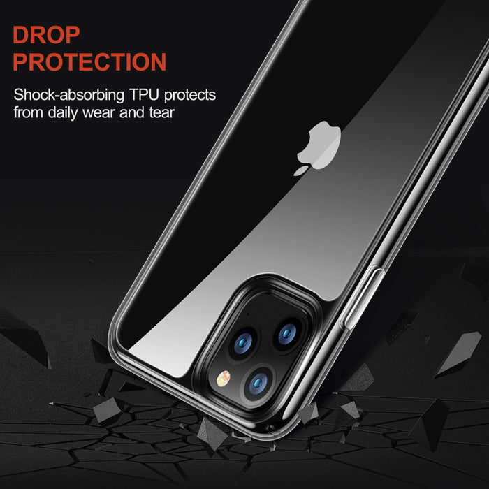 iPhone 11 Pro 5.8 inch Unicorn Beetle GLASS Slim Clear Case-Clear