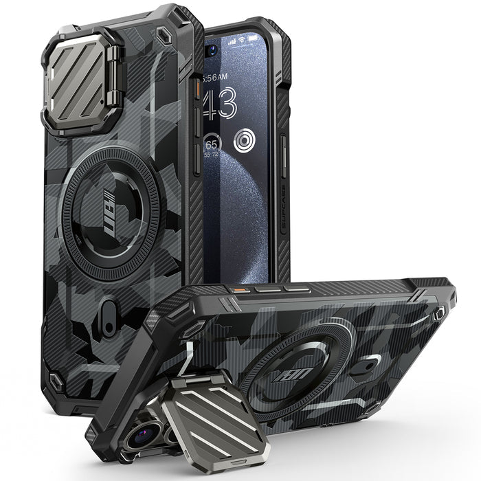 iPhone 15 Pro Max 6.7 inch Unicorn Beetle MAG XT MagSafe Case- Shadow