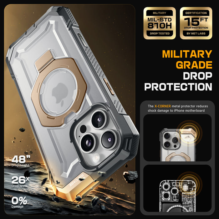 iPhone 16 Pro 6.3 inch UB Grip MagSafe Camera Control Button Phone Case-Gold
