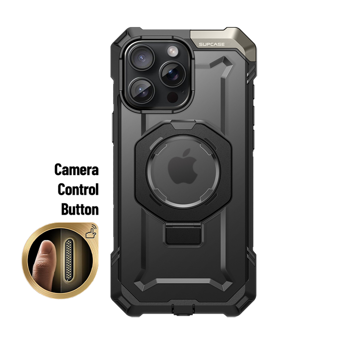 iPhone 16 Pro 6.3 inch UB Grip MagSafe Camera Control Button Phone Case(open box)-Black