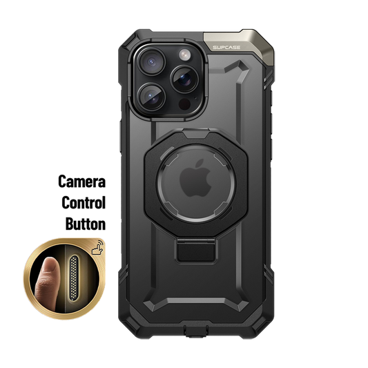 iPhone 16 Pro 6.3 inch UB Grip MagSafe Camera Control Button Phone Case(open box)-Black