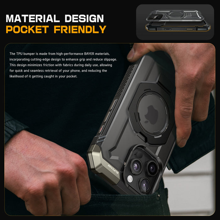 iPhone 16 Pro 6.3 inch UB Grip MagSafe Camera Control Button Phone Case(open box)-Black
