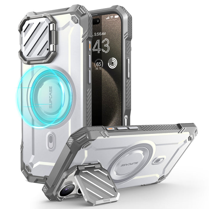 iPhone 16 Pro 6.3 inch Unicorn Beetle MAG XT MagSafe Case-White
