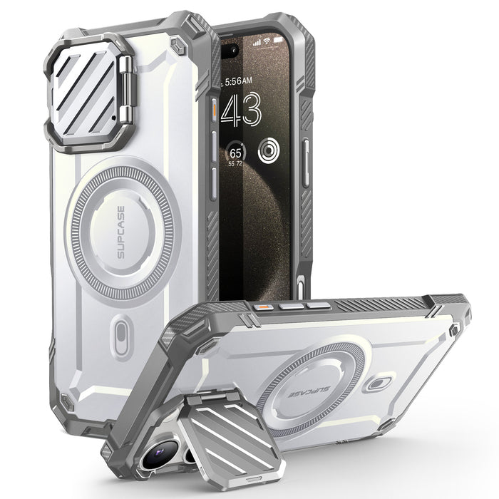 iPhone 16 Pro 6.3 inch Unicorn Beetle MAG XT MagSafe Case-White