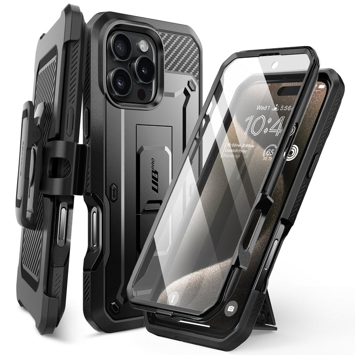 iPhone 16 Pro 6.3 inch Unicorn Beetle Pro Rugged Case(open box)-Black