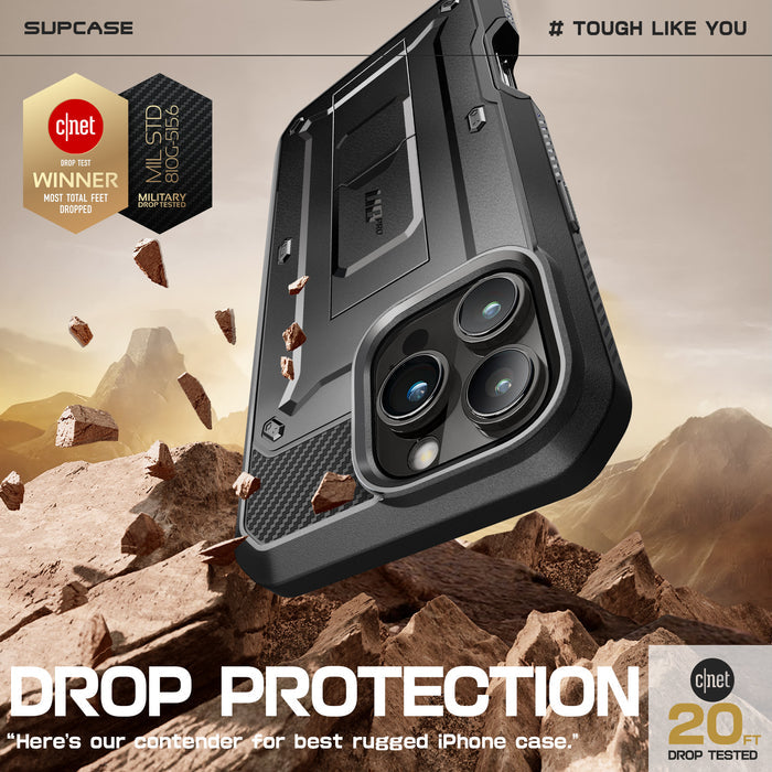 iPhone 16 Pro 6.3 inch Unicorn Beetle Pro Rugged Case(open box)-Black