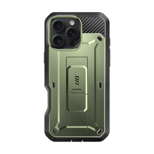 iPhone 16 Pro 6.3 inch Unicorn Beetle Pro Rugged Case(open box)-Dark Green