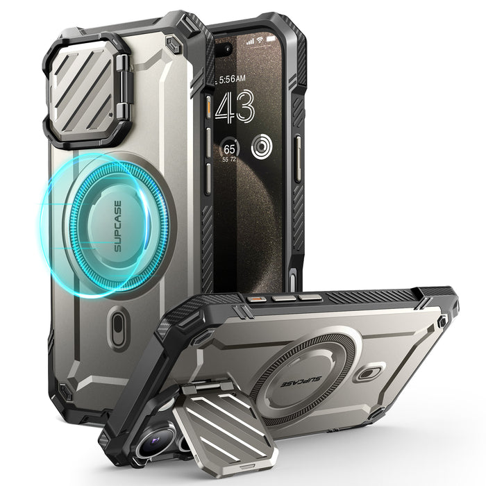iPhone 16 Pro Max 6.9 inch Unicorn Beetle MAG XT MagSafe Case- Titan Gray