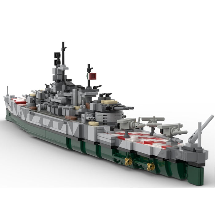 Italian battleship Littorio Klemmbausteine - LesDiy - Klemmbausteine