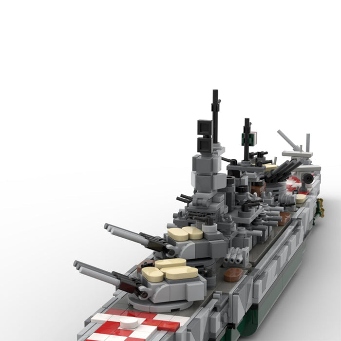 Italian battleship Littorio Klemmbausteine - LesDiy - Klemmbausteine