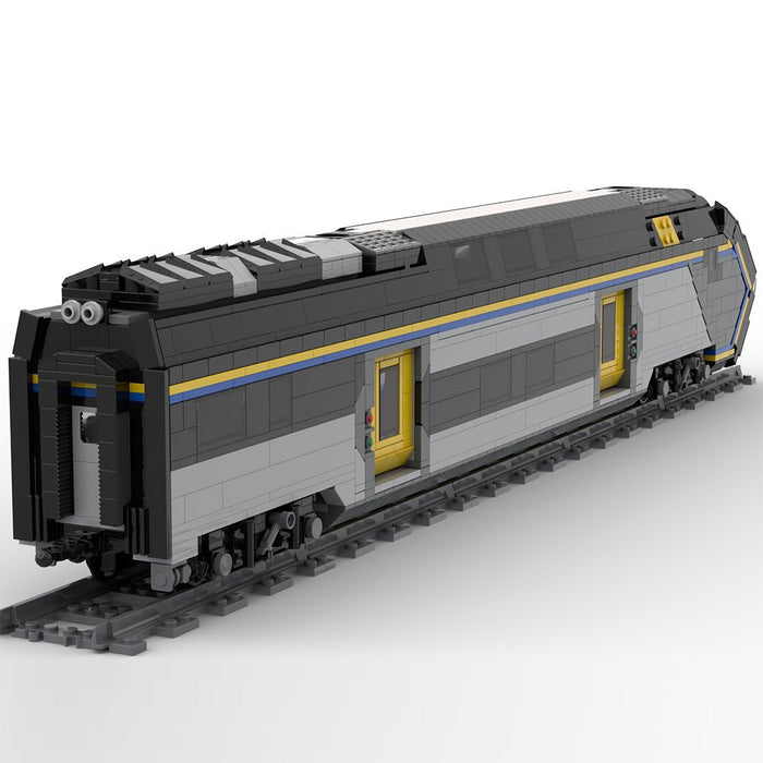 Italian E444R electric locomotive XMPR livery driver control head Klemmbausteine - LesDiy - Klemmbausteine