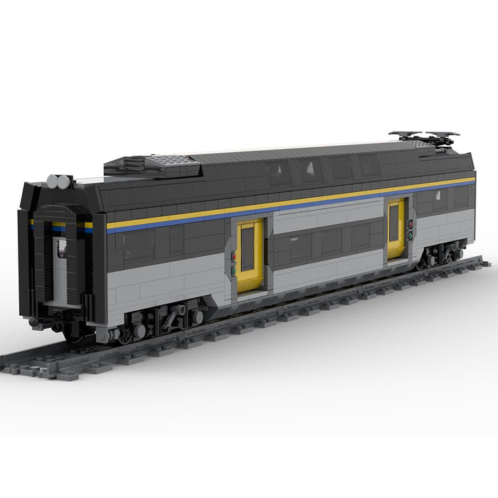 Italian ETR521 "Rock" high - speed train passenger carriage Klemmbausteine - LesDiy - Klemmbausteine