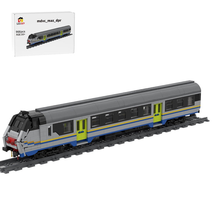 Italian "Mazinga" MDVC type train DPR livery Klemmbausteine - LesDiy - Klemmbausteine