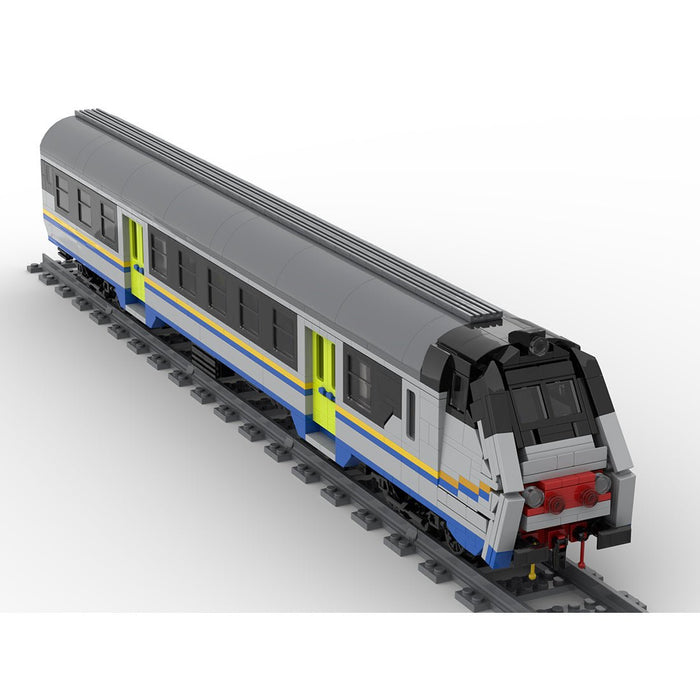 Italian "Mazinga" MDVC type train DPR livery Klemmbausteine - LesDiy - Klemmbausteine