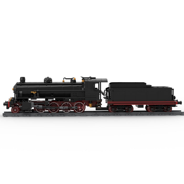Italy FS 740 retro steam locomotive Klemmbausteine - LesDiy - Klemmbausteine