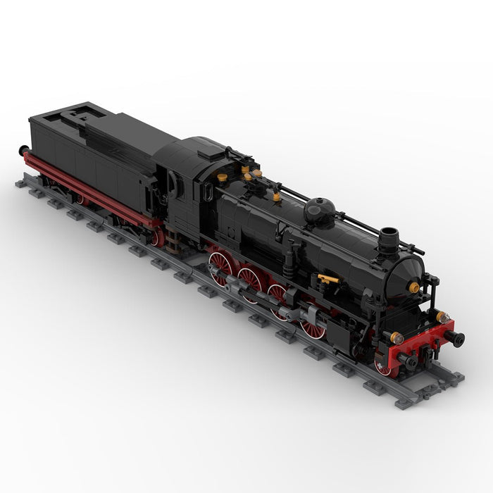 Italy FS 740 retro steam locomotive Klemmbausteine - LesDiy - Klemmbausteine