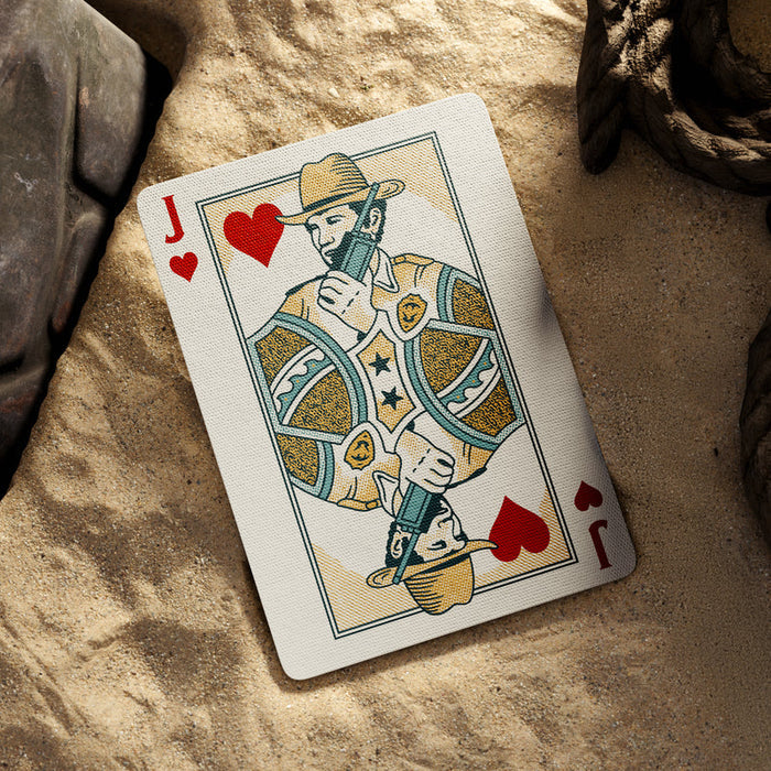 Jack of hearts from the jaws playing cards deck