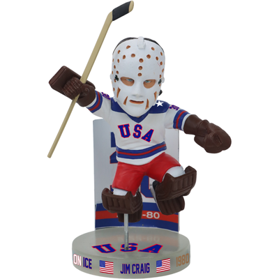 Jim Craig USA Hockey Miracle on Ice 1980 Gold Medal Bobblehead