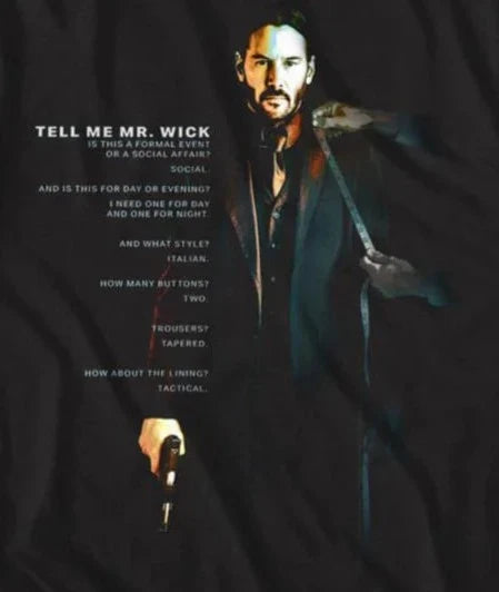 John Wick - Tell Me Black T-Shirt