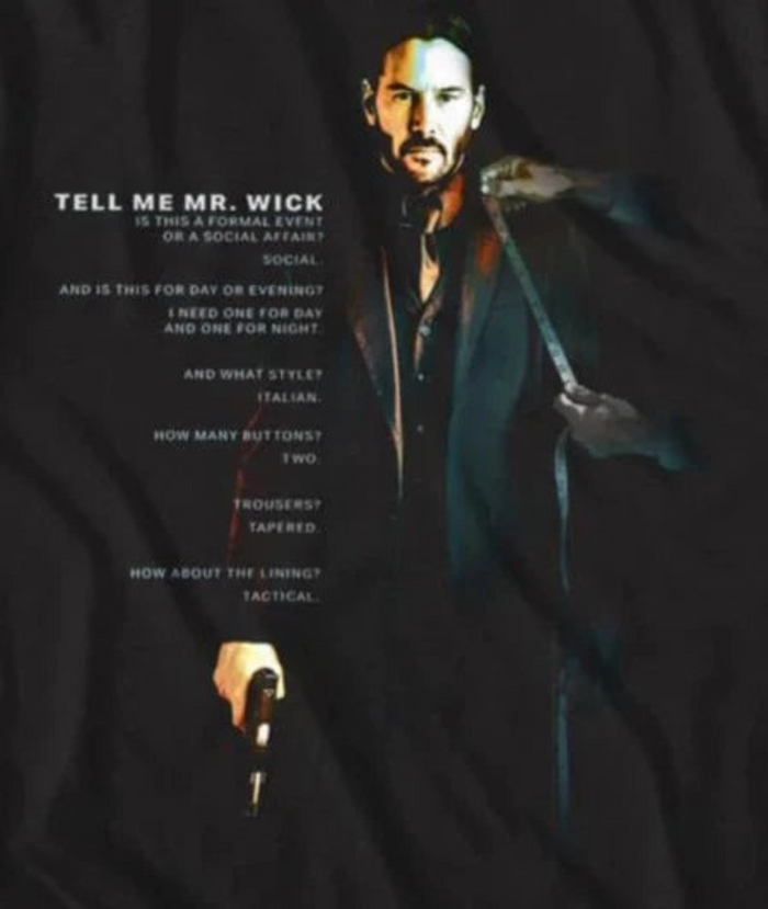 John Wick - Tell Me Black T-Shirt