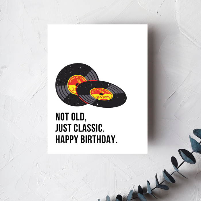 Just Classic - Throwback Birthday Cards (4 Styles)