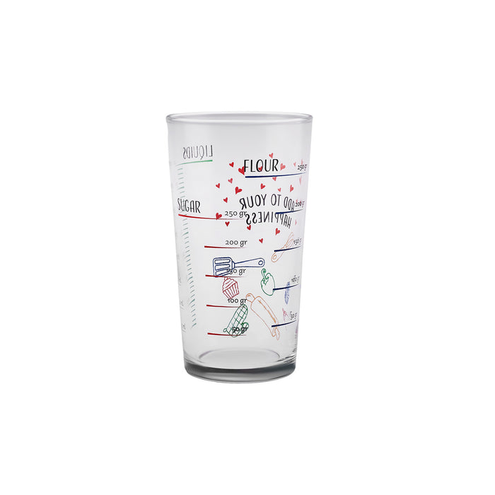 Karaca Carme Verre Doseur Rouge 550 Ml